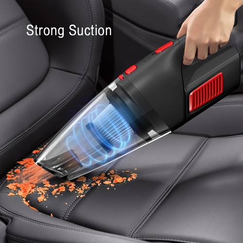 wireless convenient handheld car vacuum cleaner powerful suction kitchen floor cleaning supplies usb charging mini cleaning dust collector suitable for cars rv home office industrial sites and other tools