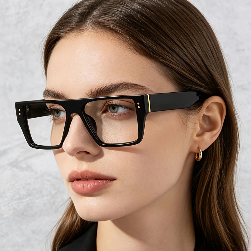 Large Square-Frame Reading Glasses for Middle-Aged and Elderly