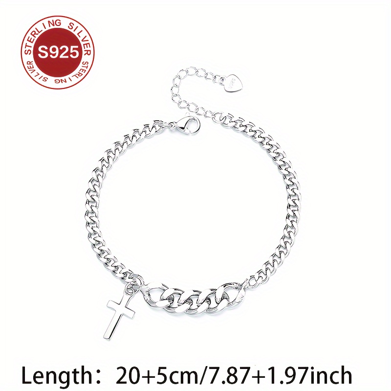 925 Low Allergy Retro Bracelet for Couples