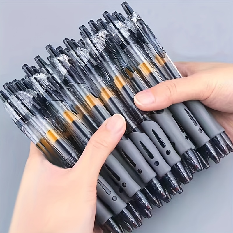 

20-pack Quick-dry Gel Ink Pens 0.5mm Fine Point, Smooth Writing Rollerball Pens For Office And Student Use - Durable Plastic Material
