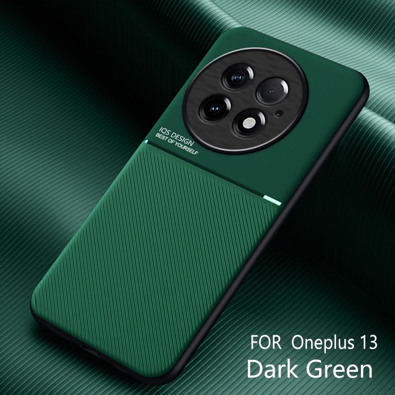 TEMU Phone Case: Suitable For Oneplus 13 New Phone Case, Built-in Magnetic Ring, Lens Protection, High-end Fashionable Case, No Fingerprints Left,