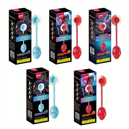 buy 4 get 1 free audio music lollipop candy singing music lollipop suckers 5 pack strawberry 2 blueberry 2 watermelon 1 individually wrapped