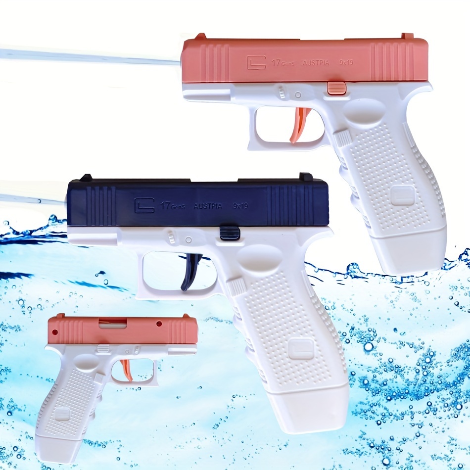 Kaufe LUJING Neue Wasserpistole Elektrische Glock Pistole Schießen  Spielzeug Vollautomatische Sommer Strand Spielzeug Für Kinder Kinder Jungen  Mädchen Erwachsene