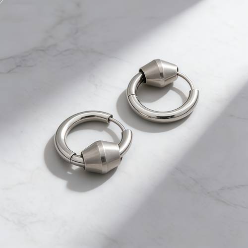a pair of low 304 304 304 304 stainless steel mens earrings hoop ear and nose rings cartilage piercings circular additions in punk style suitable for daily wear parties and as a valentines day gift