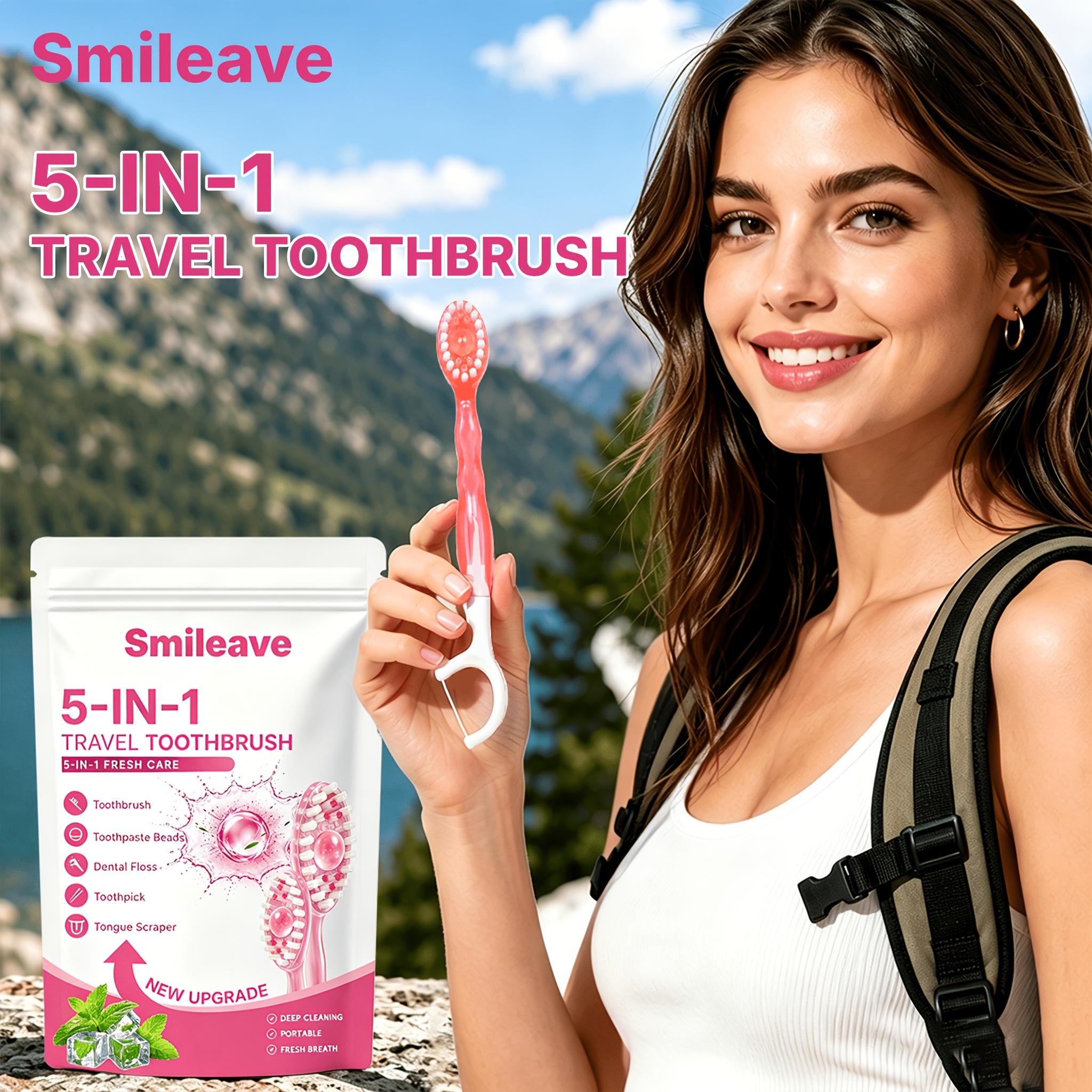 Smileave Brand 10pcs/Pack Multifunctional Dental Care Kit