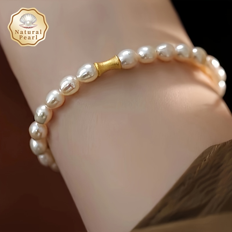 Diemi June Birthstone Freshwater Pearls Bracelet