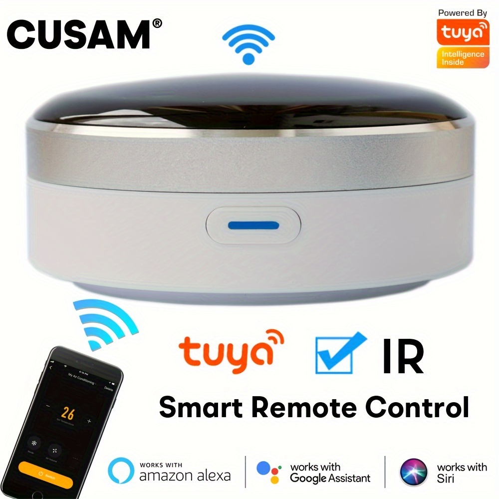 de control remoto universal de infrarrojos inteligente WiFi y  controladores para electrodomésticos, TV, aire acondicionado, ventilador,  DVD, pr