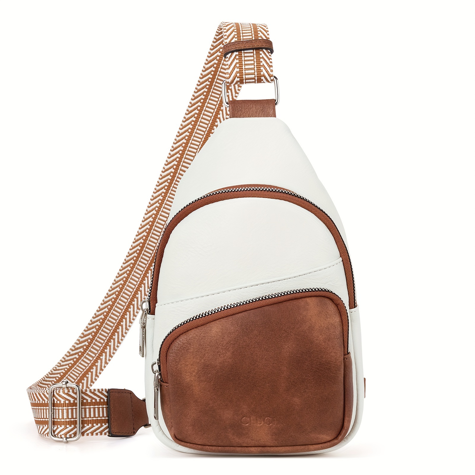 

Women's Small Sling Shoulder Bag, Crossbody Fanny Pack With Wide Strap, Chest Pouch