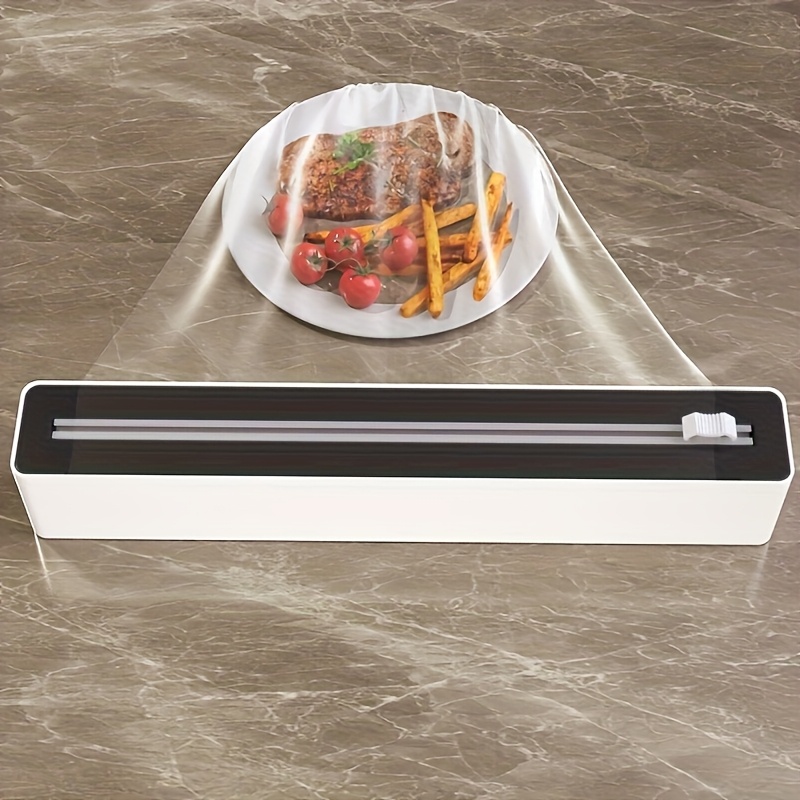 Dispensador De Papel Film Y Aluminio Con Cortador - Organizador De Cocina Montable