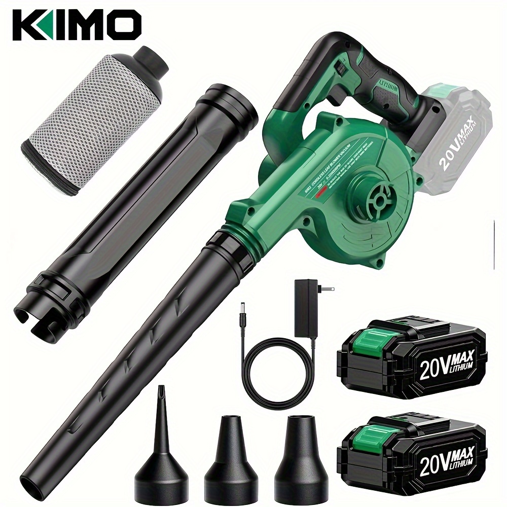 

Kimo & 2x2.0 Battery & Charger, 20v , 's Day , 150cfm , Blowers For //pet