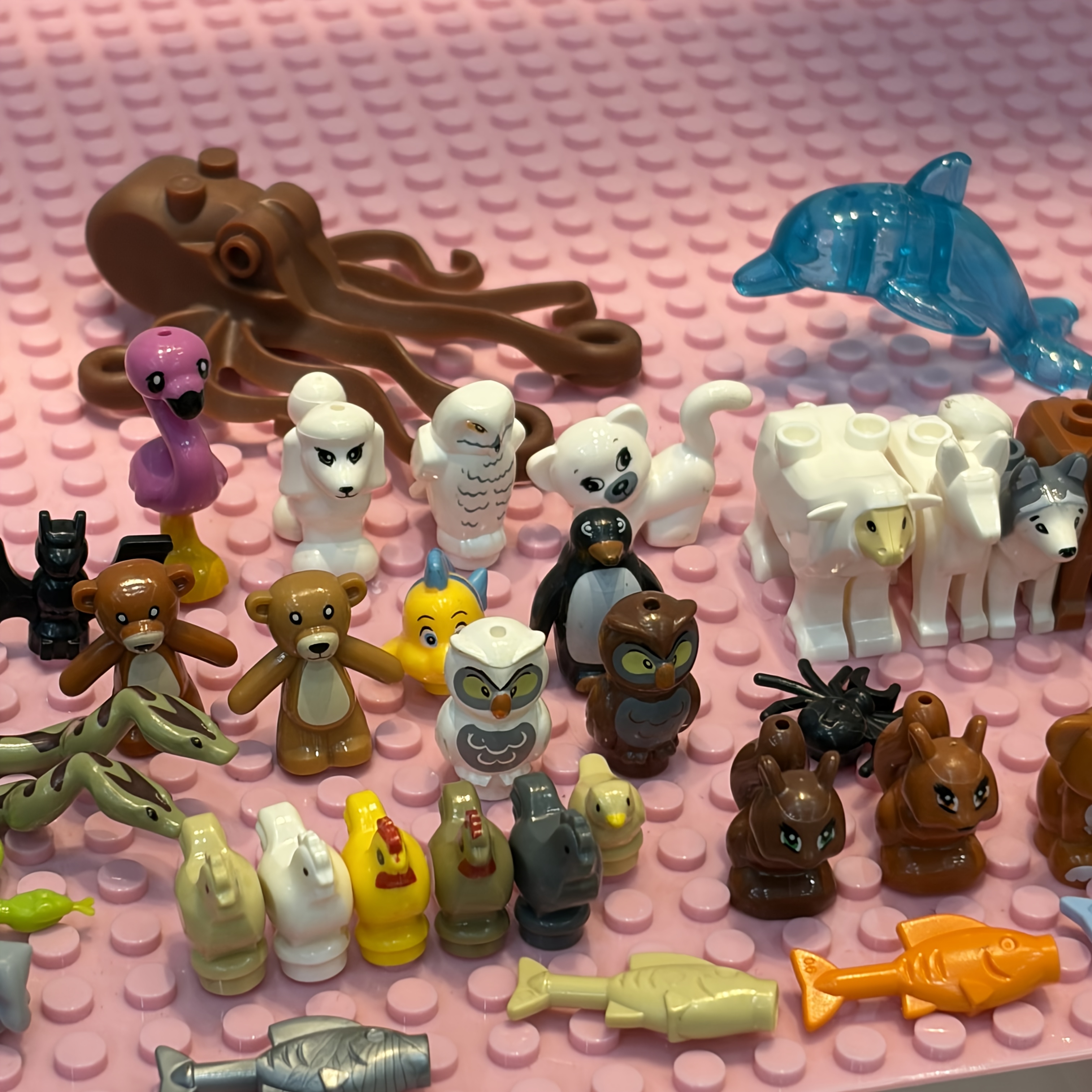 30pcs Animal Building Blocks Additions Toys