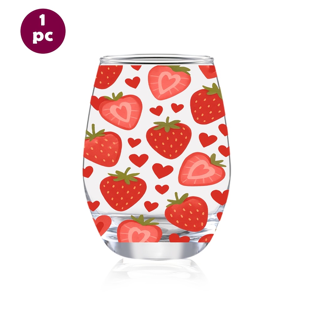 TEMU 1pc Of 12oz/350ml Stemless Wine Glasses, Suitable For Champagne And Whisky, Ideal For Indoor And Outdoor Events. Perfect For Home, Office, Bars,