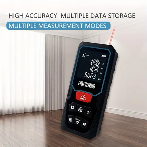 laser distance meter infrared measurementdigital display battery power 100m measuring distance area and volume