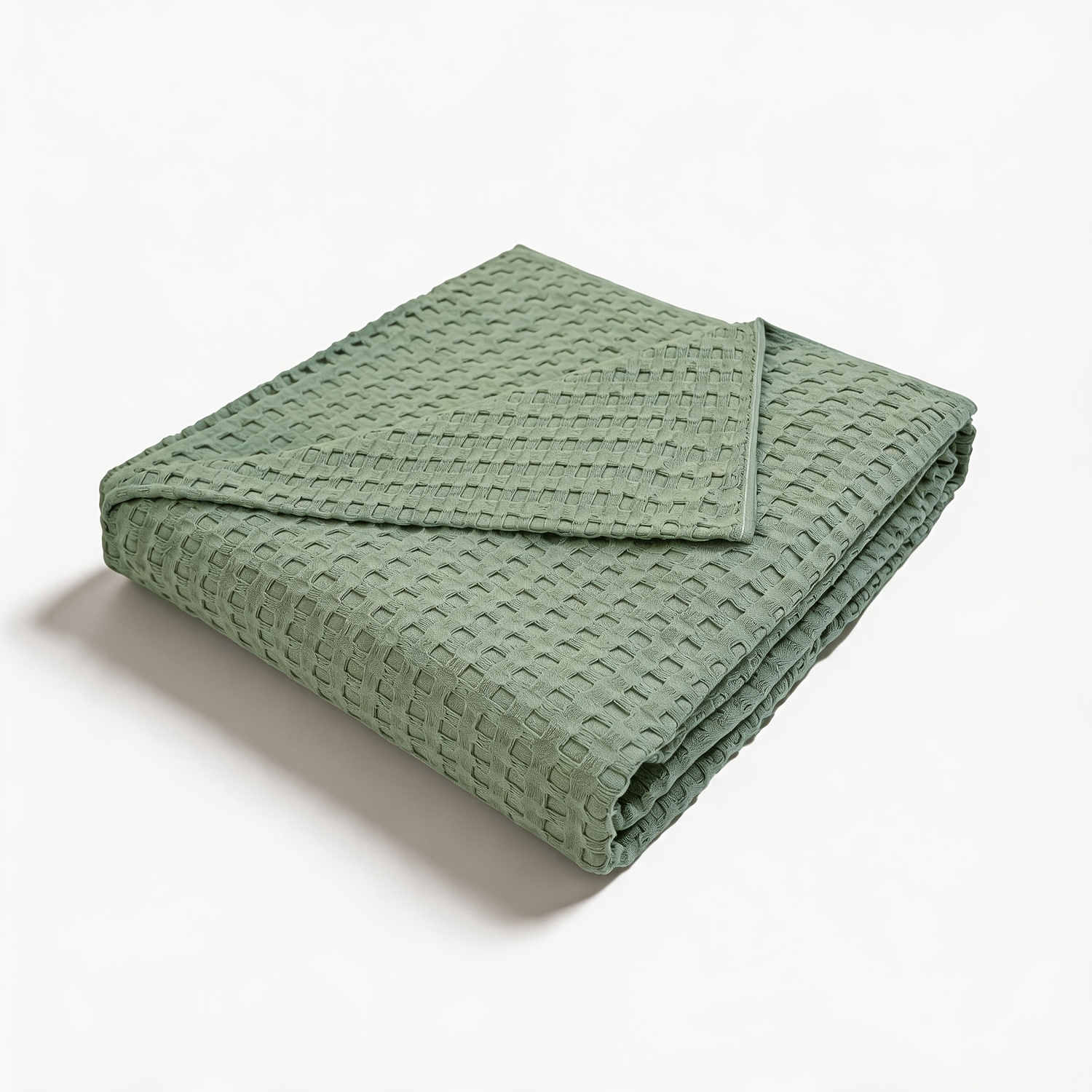 Image of 1pc Pure Cotton Gauze Blanket, Waffle Style Bed Sheet Nap Blanket Air Conditioner Blanket Car Blanket Summer Blanket Multifunctional Blanket Machine Washable Gift For