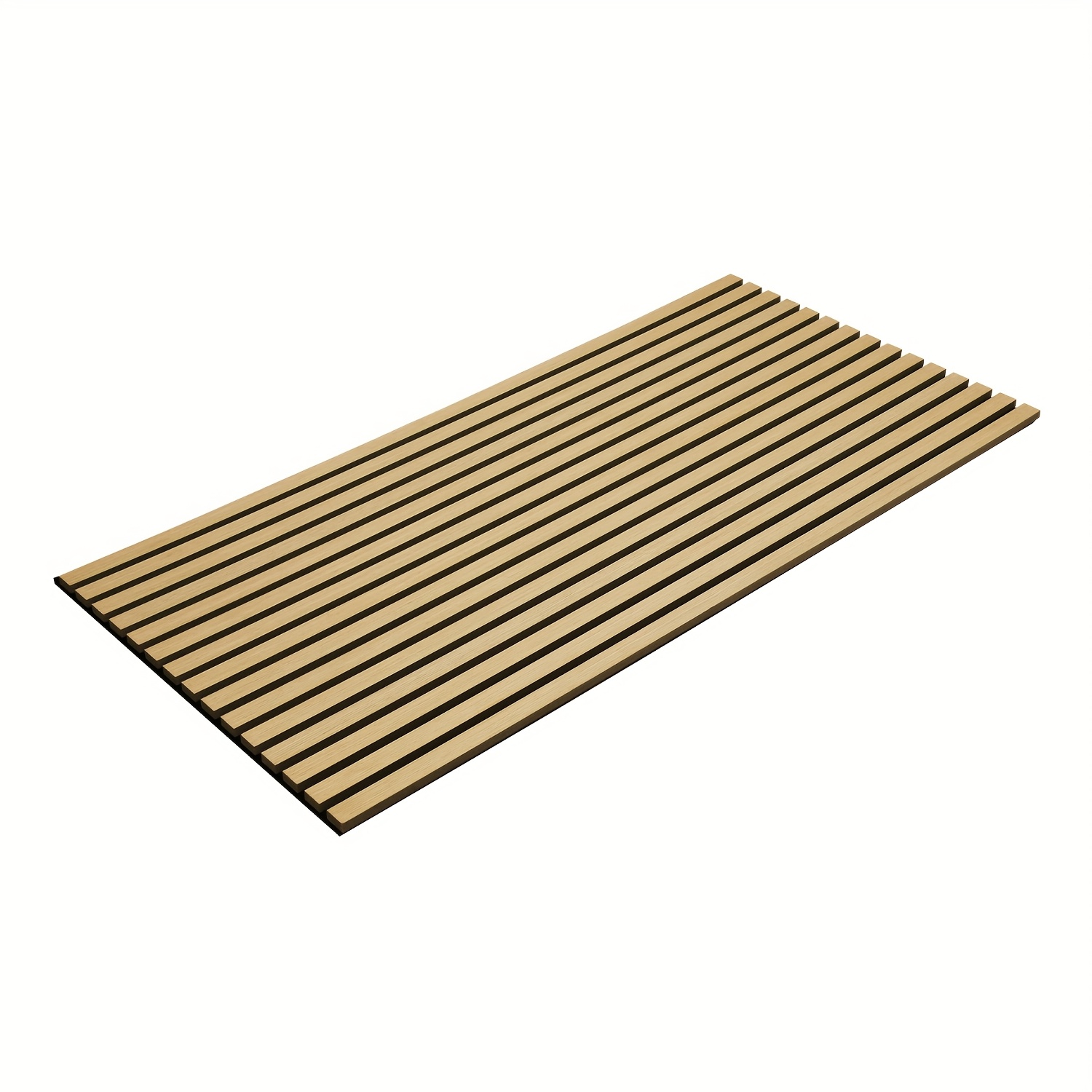 Image of Acoustic Panel Featuring A Grid Design, Model Dy-436s In Oak Color, Sold As A Single Piece Per Set, With Dimensions Of 120x60x2.1cm