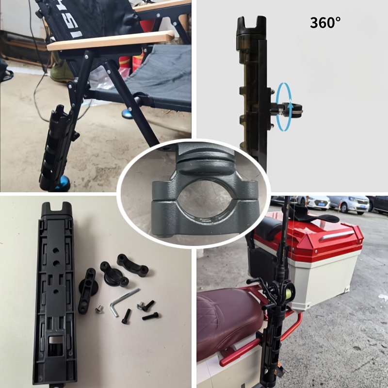 multi functional rotating fishing rod holder fits fishing - Temu