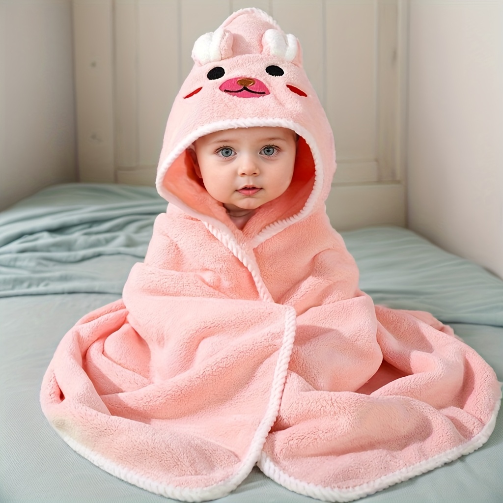 Adorable Cartoon ' Bath Towel - Soft, Absorbent & Wearable - Perfect For Showers & Gifts