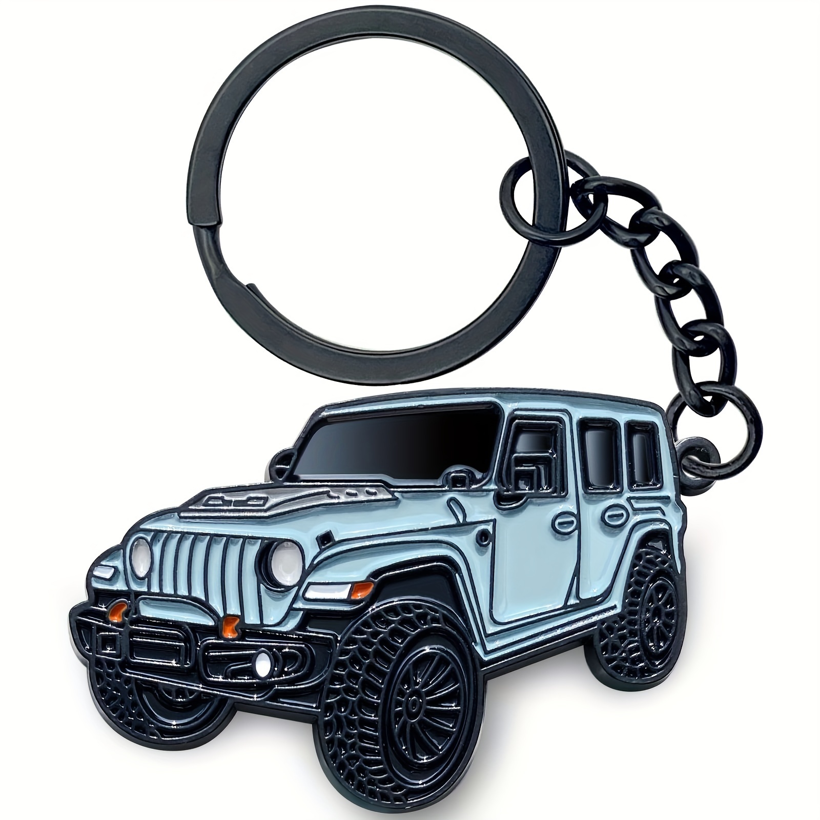 

Car Key For Jeep For Wrangler Keychain, Zinc Alloy - Car Enthusiast, The For Men And