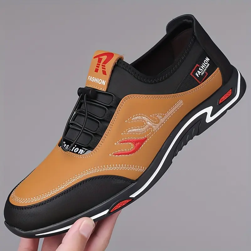 mens fashionable casual sports shoes comfortable non slip rubber soles suitable for leisure and formal wear versatile for Product details 2