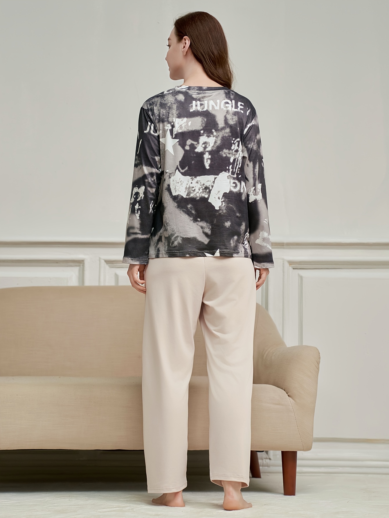 pijamas deportivos elegantes cómodos mujeres en otoño Temu Ecuador