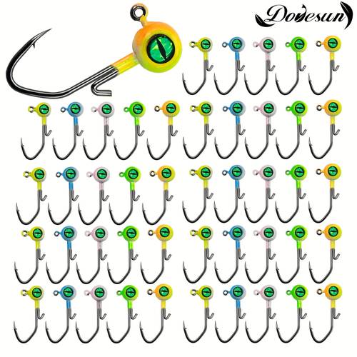 45 50pcs crappie jig heads fishing jig heads hooks swimbait jig head 1 32oz 1 16oz 1 8oz fishing jigs heads for crappie bass fishing