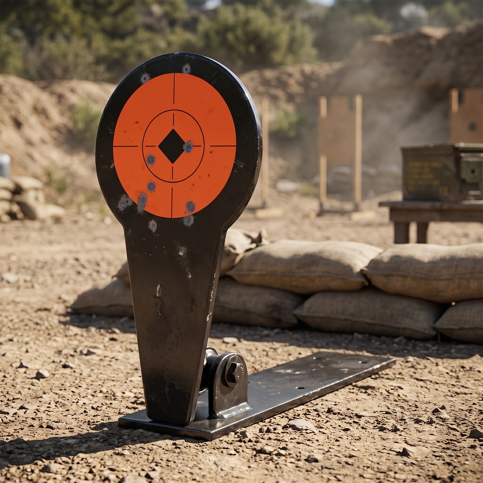 TEMU Reset Shooting Heavy Duty Metal For Outdoor Range Training Auto Resetting