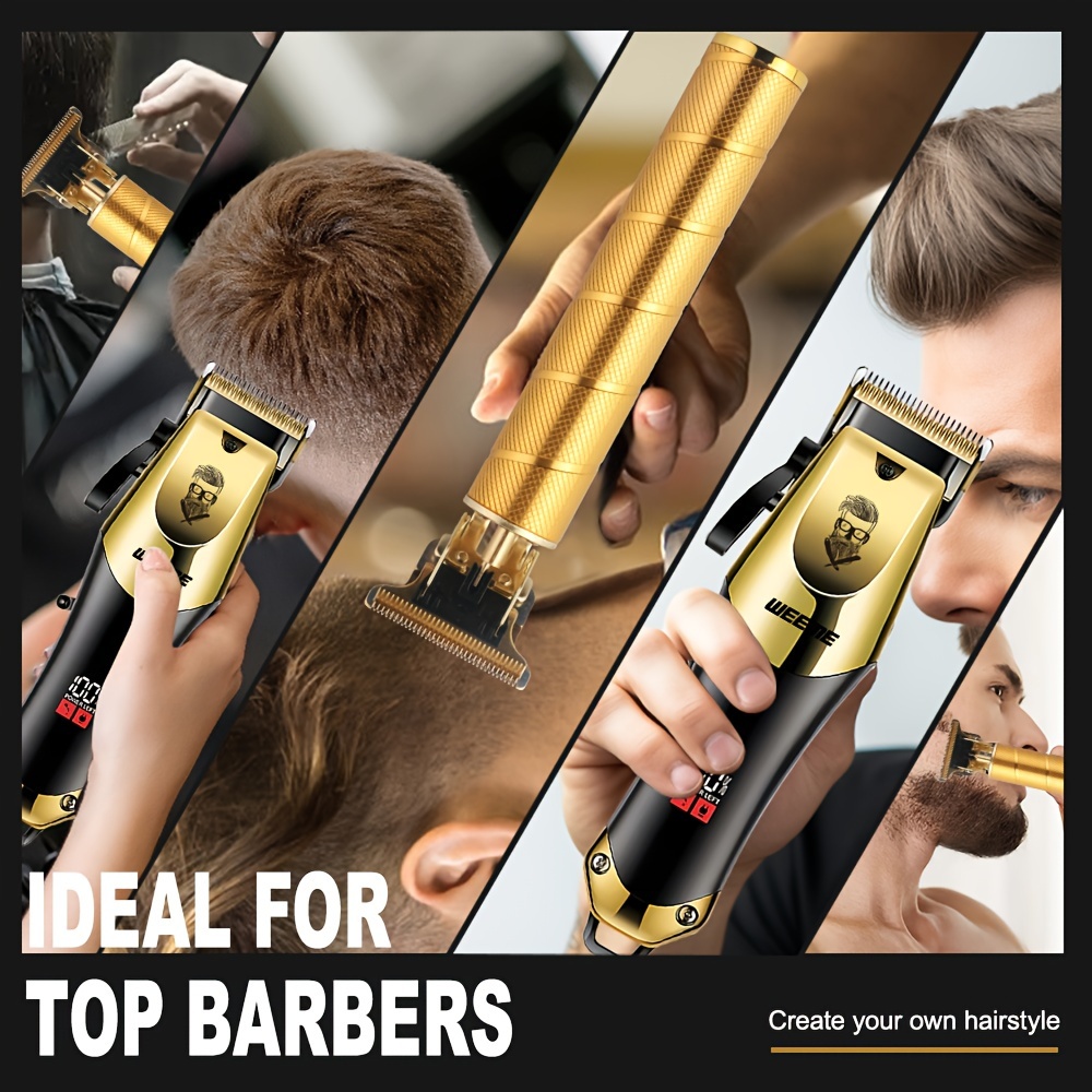 WEEME Professional Hair Clipper, USB Charging Wireless Hair Clipper, Men's HairCutting Kit, Easy to Trim Hair And Beard, Precise Comfort, BirthdayGift, Christmas Gift, Father's Day Gift, for Dad, for Boyfriend - Image 4