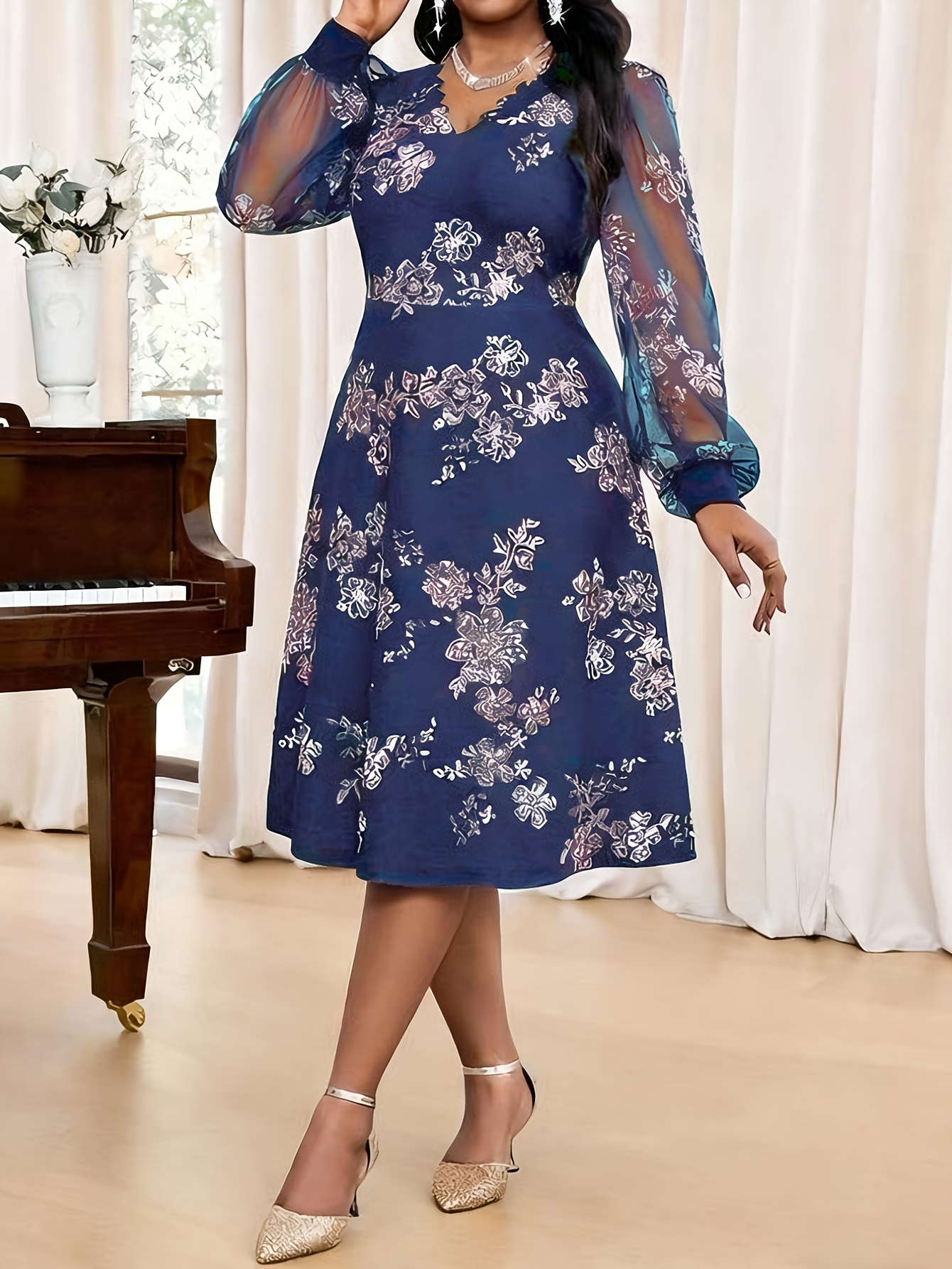 white christmas dresses Primavera Couture 14063 Homecoming Plus Size Short Cocktail Sequin Dress main image 1