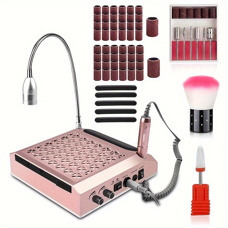 

35000rpm Professional Electric Nail Drill Machine, Nail Set, Acrylic, Gel Removal & Polishing Drill With Led, Precision Manicure & Pedicure Set, Multifunctional Manicure Tool For Salon And Home Use