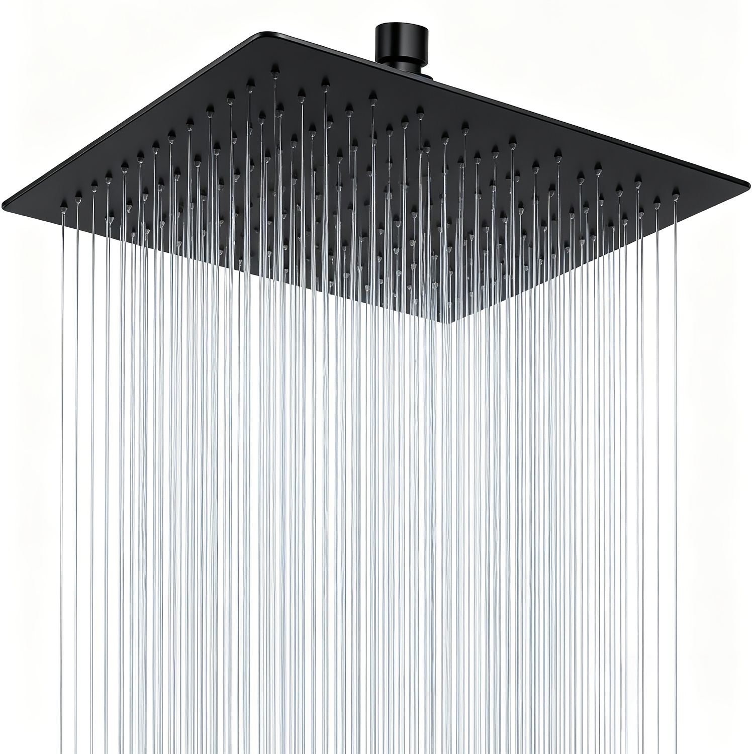 16 Inch Rain Showerhead, Shower Faucet, Luxury Wide-coverage Shower Faucet, Overhead Showerhead, Square Stainless Steel Showerhead