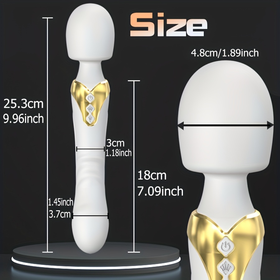 powerful dildos dual motor silicone wand g spot - Temu