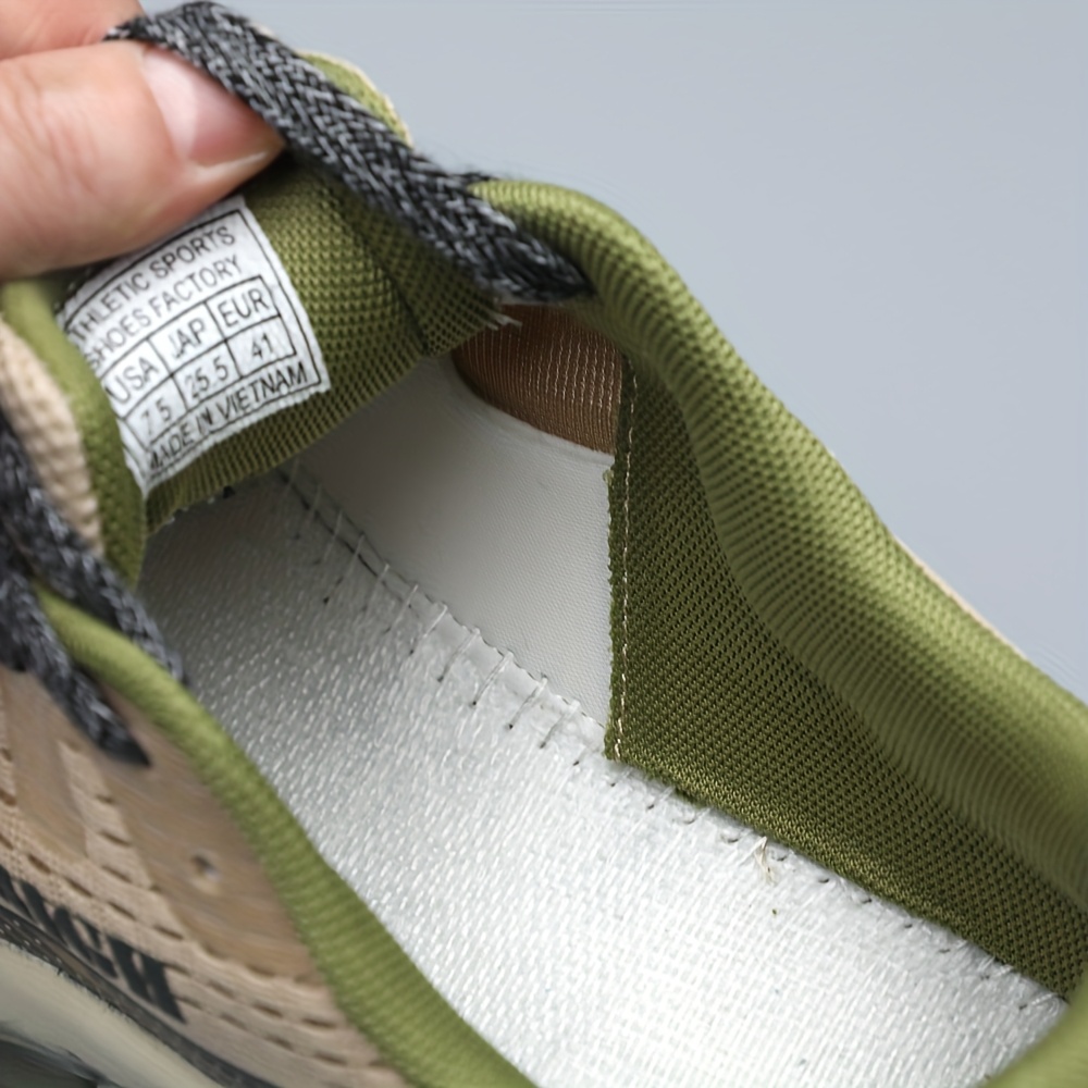 Men'S Thick-Soled Height-Increasing Sports Casual Shoes, Comfortable And Lightweight, Shock-Absorbing Outdoor Jogging Shoes, Slip-Resistant And Breathable Hiking Footwear
