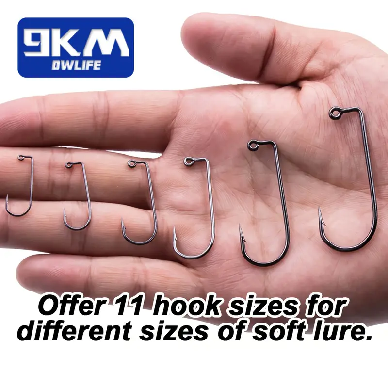 100pcs 9KM Fishing Hooks 90 Degree Jig Fly * Tying Strong Wire Fish Hook * Jig Fishing for Sea Fishing 100pcs 9KM Fishing Hooks 90 Degree Jig Fly * Tying Strong Wire Fish Hook * Jig Fishing for Sea Fishing