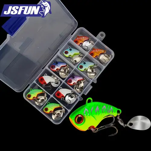 10pcs/box fishing lures wobble rotating metal vib vibration bait winter fishing 6g10g artificial hard baits spinner spoon lure pesca | High-quality & Affordable | Temu 10pcs/box fishing lures wobble rotating metal vib vibration bait winter fishing 6g10g artificial hard baits spinner spoon lure pesca | High-quality & Affordable | Temu