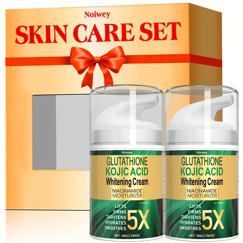 2pcs Kojic Acid & Glutathione Cream, Skin Brightening Facial Moisturizer Contains Honey and * Vitamin * for Deep Hydrating & Long-Lasting ... 2pcs Kojic Acid & Glutathione Cream, Skin Brightening Facial Moisturizer Contains Honey and * Vitamin * for Deep Hydrating & Long-Lasting ...