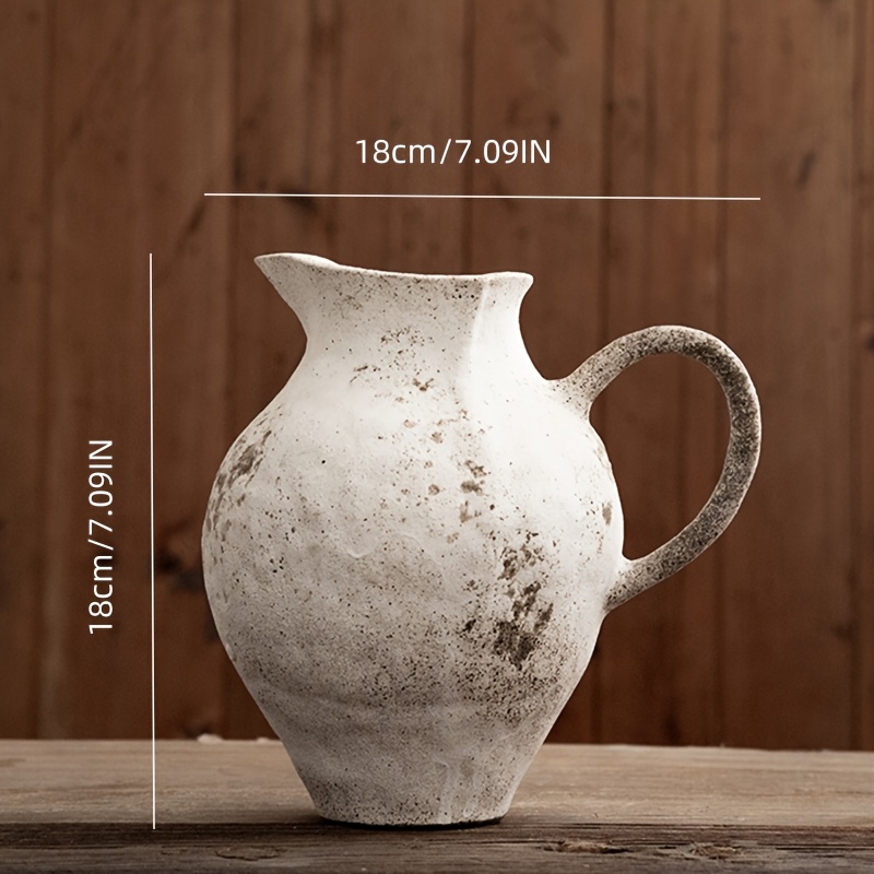E-shop Vintage Keramikvase, für Hydrokultur und Blumenarrangements – Ideales Geschenk zu Weihnachten, Halloween, Ostern und als Wohnaccessoire