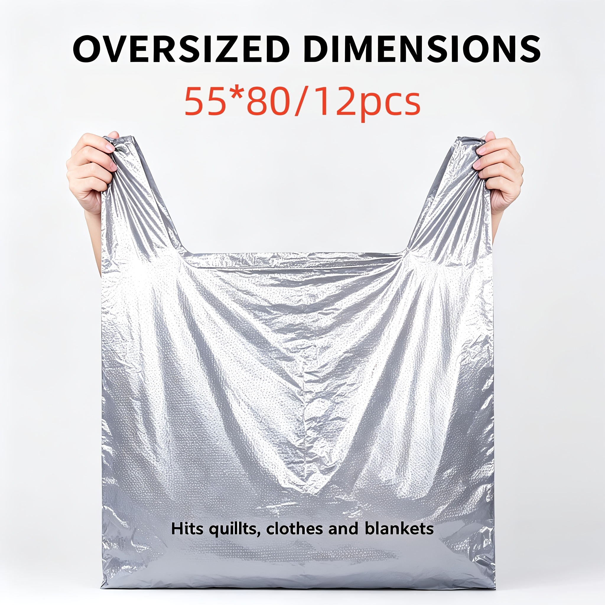 Image of Tear-resistant And Waterproof Moving And Storage Bags, Large Reusable Tote Bags Suitable For Apartment Moving And Home Organization
