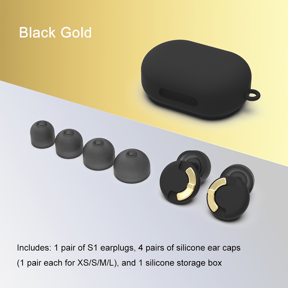 Adjustable Earplugs 3 For Control | Flexible Earplugs For Focus, Travel, Socializing & More , Battery-free