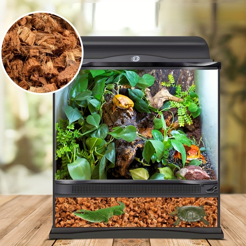 Natural Coconut Husk Reptile Bedding Compressed Chip Temu