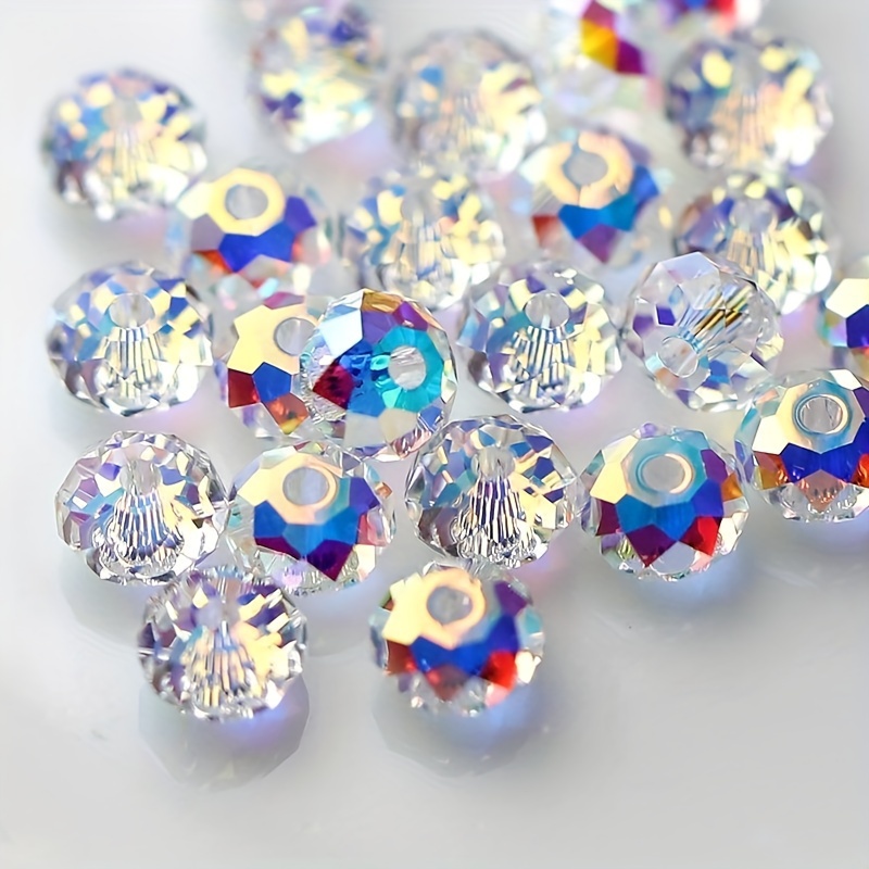 

Pièces de Perles de Cristal Autrichien Artificielles - Perles de Verre Étincelantes pour la Création de Bijoux DIY, Bracelets et Artisanaux, Fournitures de Loisirs de Qualité Supérieure