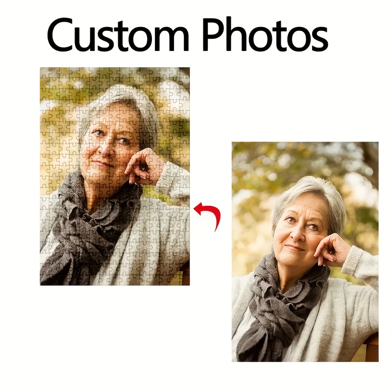 DIY Custom 1000pcs Puzzle with Your Own Images, Personalised