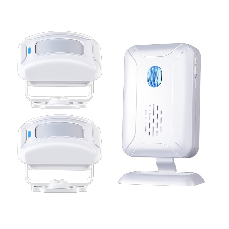 5 in 1 motion sensor doorbell alarm with motion detectors and voice reminder wireless welcome   920 feet long range and long   entrance     of alarm volume ideal for store   and elderly care