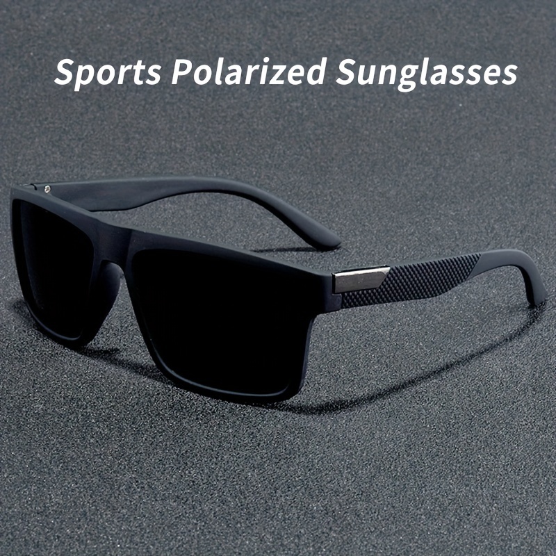 Square Sport Polarized Sunglasses For Men Outdoor Driving Fishing