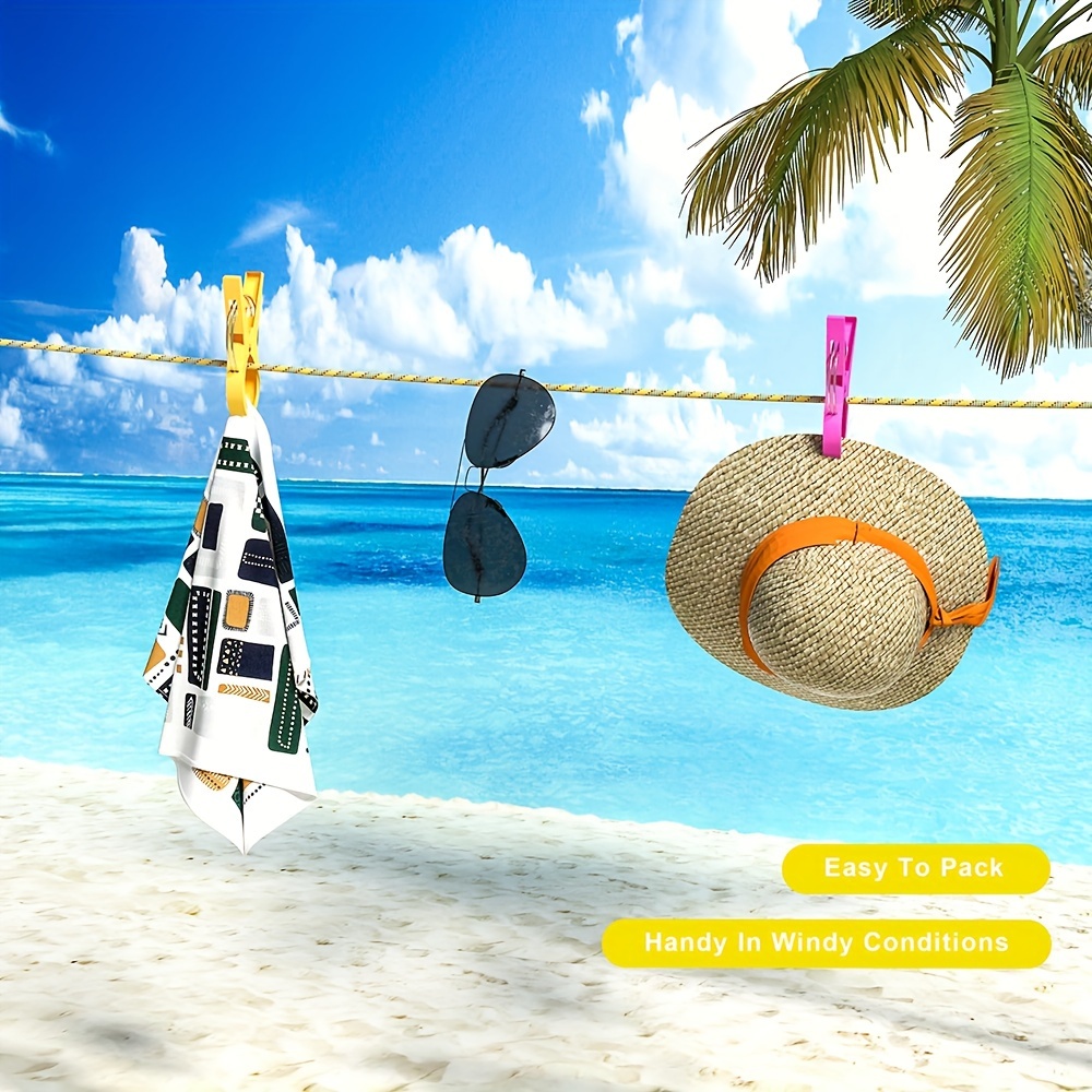 Edelstahl Handtuchklammern 12er Set - Extra Große Wäscheklammern Für Strand