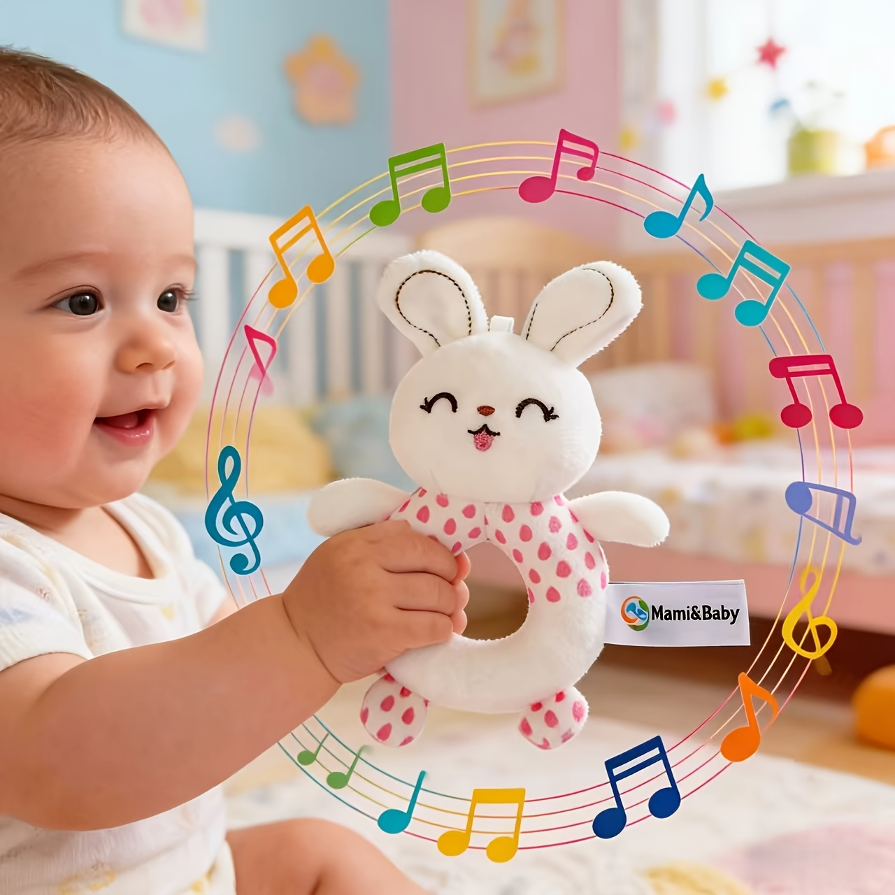 Forest Animal Series Baby Hand-Held Bell Toy