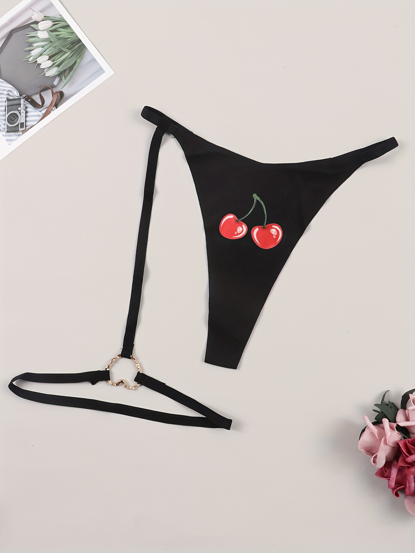 5 Pcs Solid V-shaped Thongs, Seamless Cooling Fabric High Rise Intimates  Panties, Women's Lingerie & Underwear