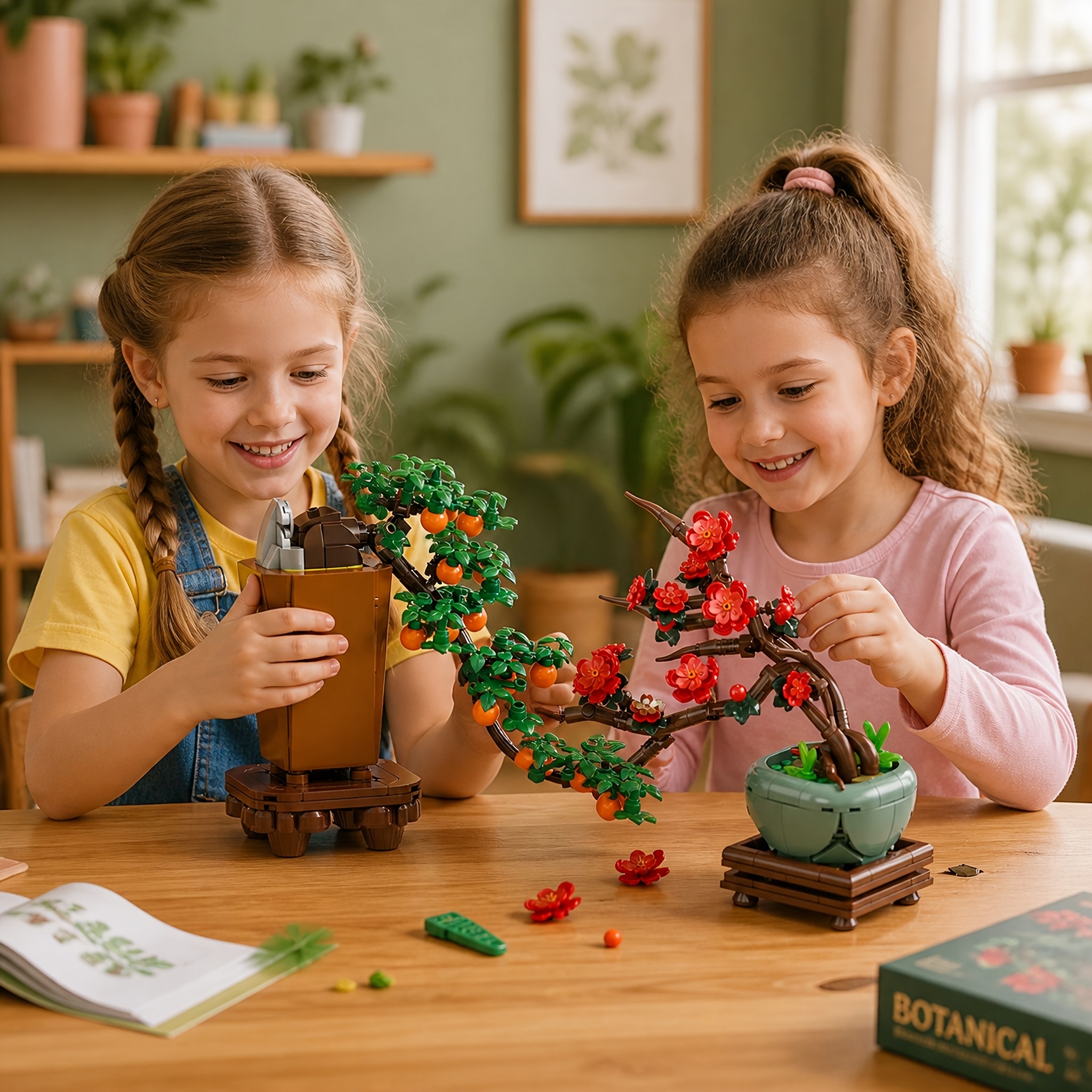 Fun Creative Bonsai Building Blocks Set