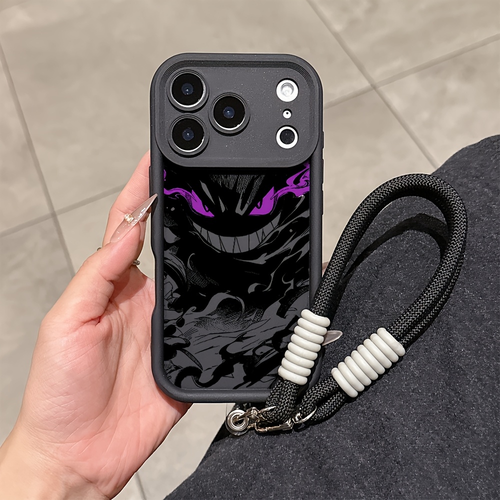 TEMU Phone Case - Popular Demon Art Phone Case Suitable For Iphone 17 16e 16 15 14 13 12 11 Mini Pro Max Xr Xsmax 8 7 Plus Anti Fall Soft Tpu Back