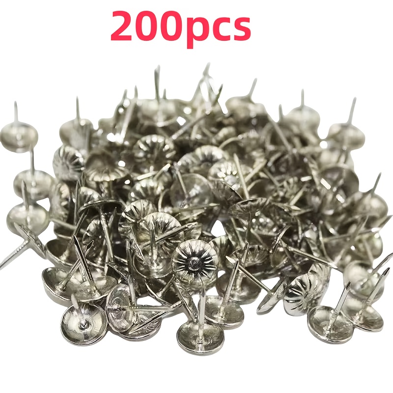 101/200/500pcs 11x16mm Silvery Upholstery Nail Jewelry Gift Wine Case Box Sofa Decorative Tack Stud Doornail Thumb Tacks