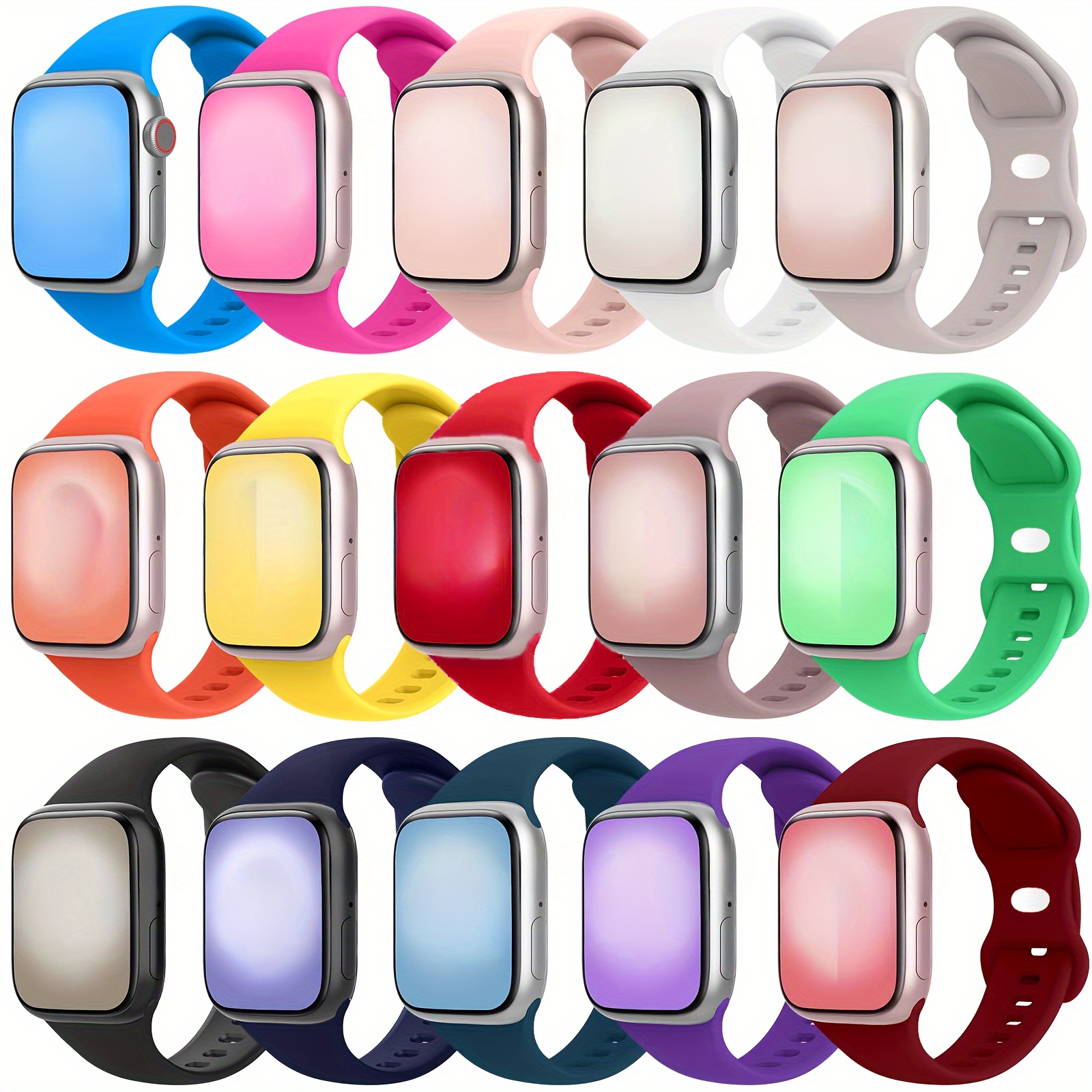 

15pcs Bands For Apple - , 10/9/8//se/7/6/5/4/3/2/1, 's 38mm To 49mm